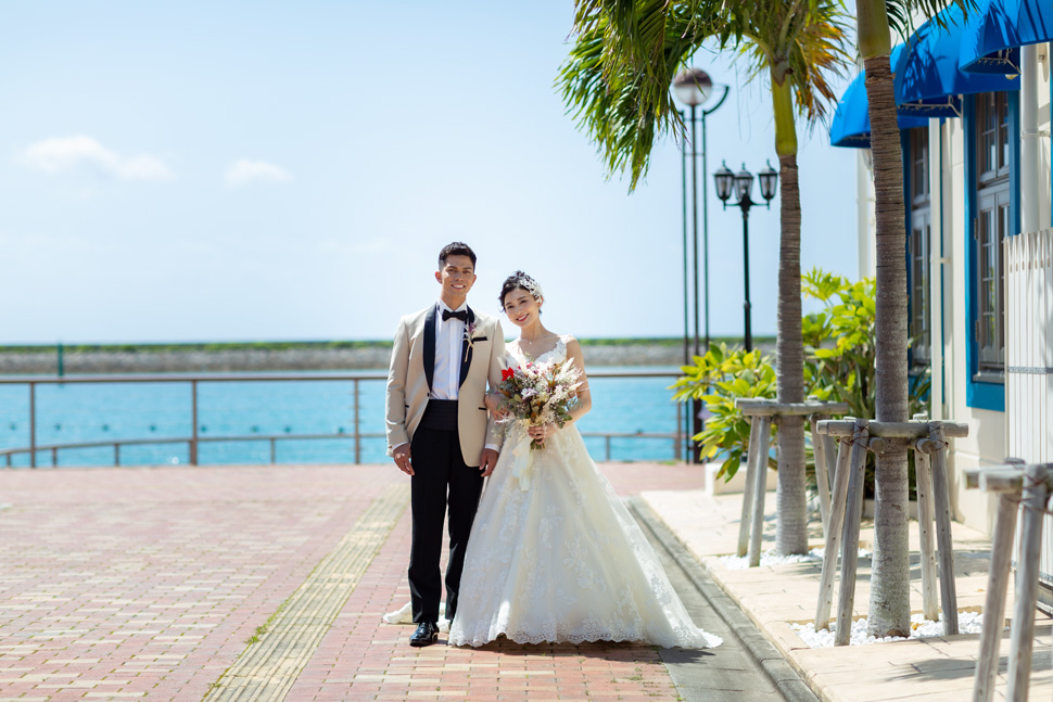 チャペル挙式 シーサイドフォト プラン 結婚写真を沖縄で残すならフォトウエディング専門のスタジオsuns