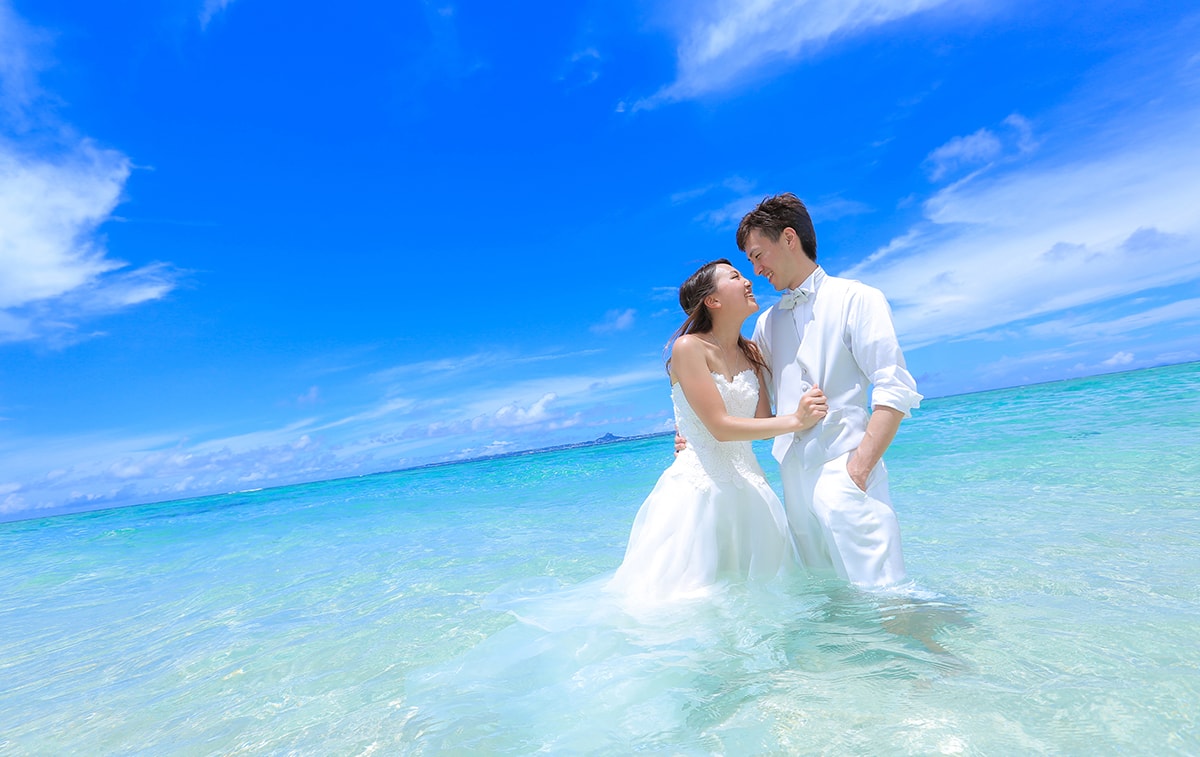 北部ビーチフォト プラン 結婚写真を沖縄で残すならフォトウエディング専門のスタジオsuns